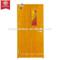 UL BS Standard 30M / 60M / 90M / 120M Fire Steel Exit Doors, porta de vidro esmaltado para sala de aula da escola do hospital